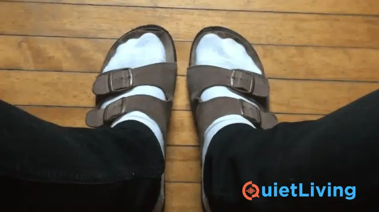 socks sandals